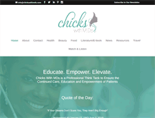 Tablet Screenshot of chickswithmds.com